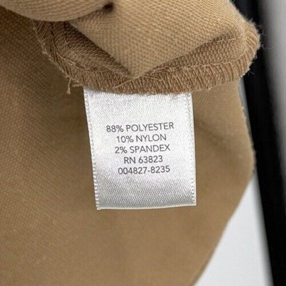 NWT Christopher & Banks Khaki Brown Corduroy Zip Blazer Jacket Sz L Preppy Ofc - Picture 8 of 11